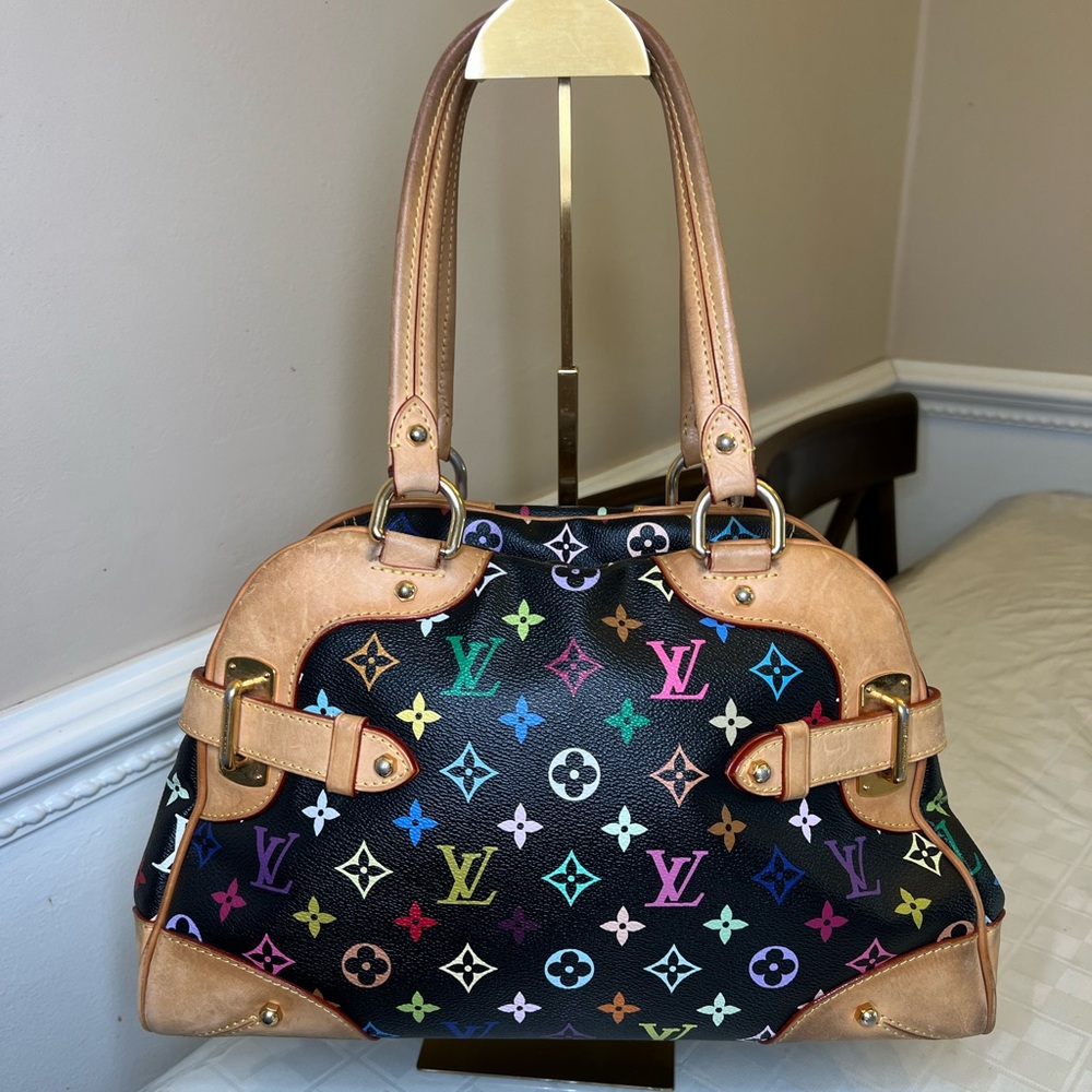 Louis Vuitton Murakami Claudia Monogram Handbag